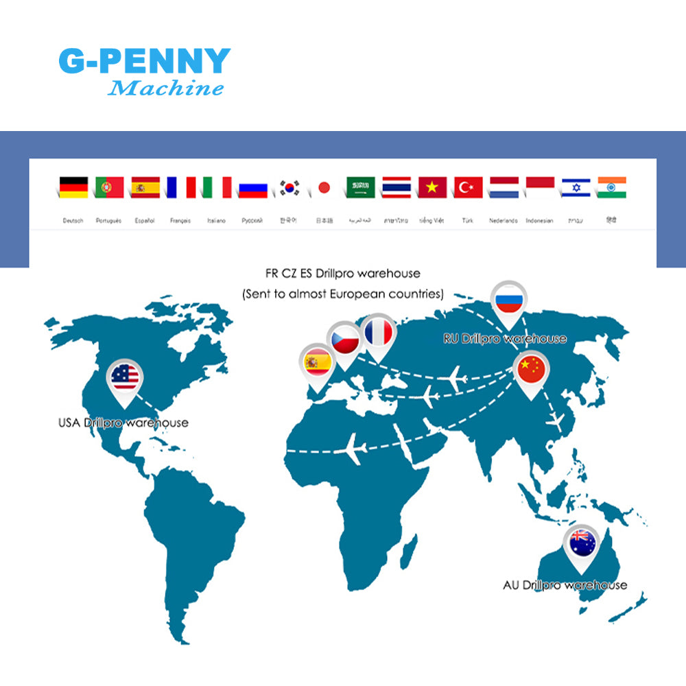G-Penny 1.5kw ER11 D65 air Cooled Spindle Motor Cnc Router ,1.5kw HY Inverter VFD, 65mm Aluminium Bracket
