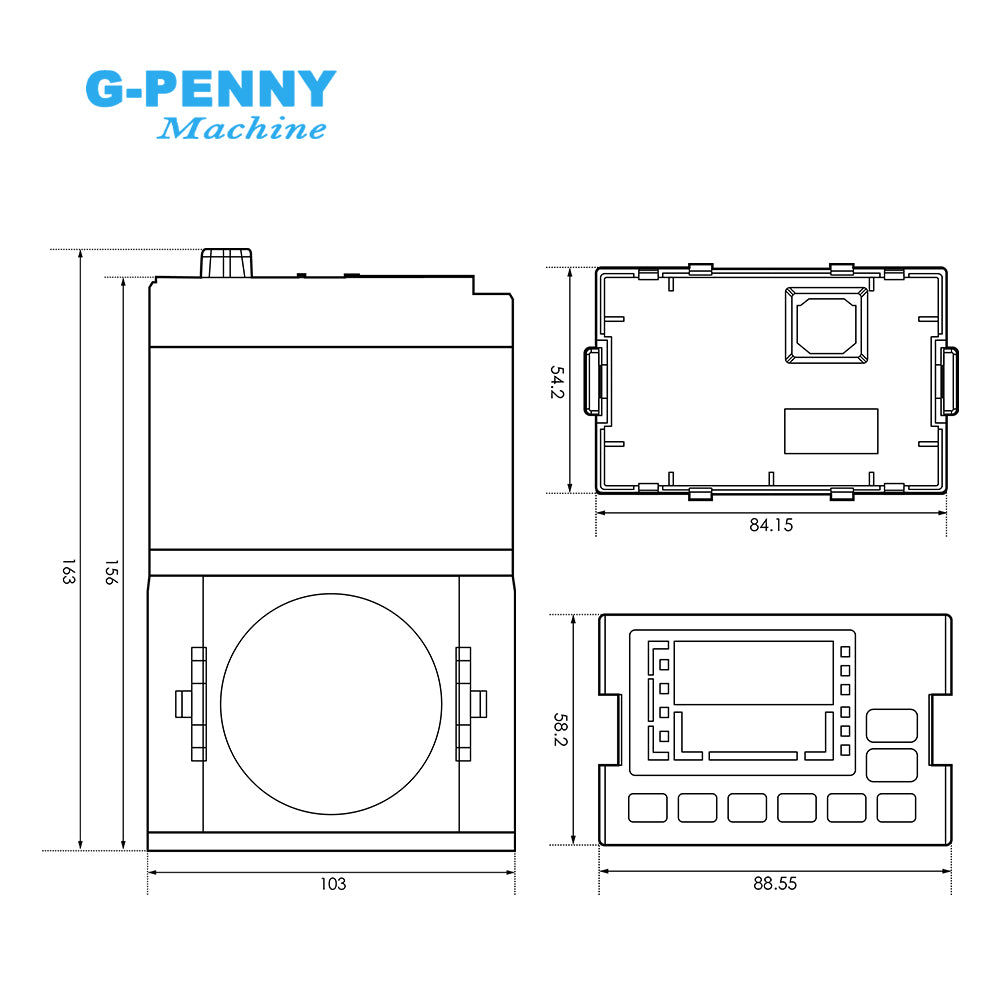 G-Penny 3.7 Frequency Drive Double display Five digit digital display 3 Phase 0-3200hz Inverter