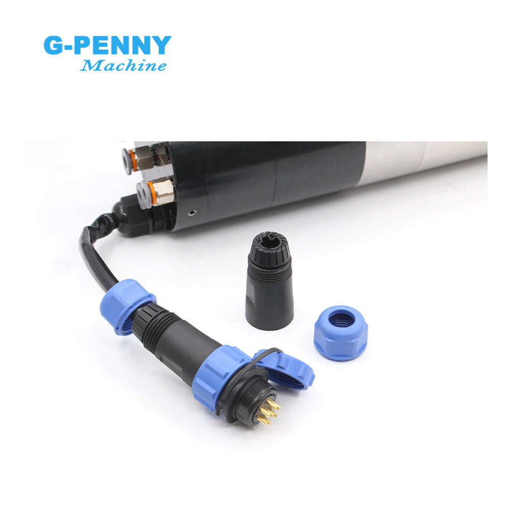G-Penny ISO20 2.2kw 220V/380V Water Cooled ATC Spindle Motor 800HZ 24000rpm 4 Pole Auto Change Spindle Motor 2.2KW BD612 Inverter