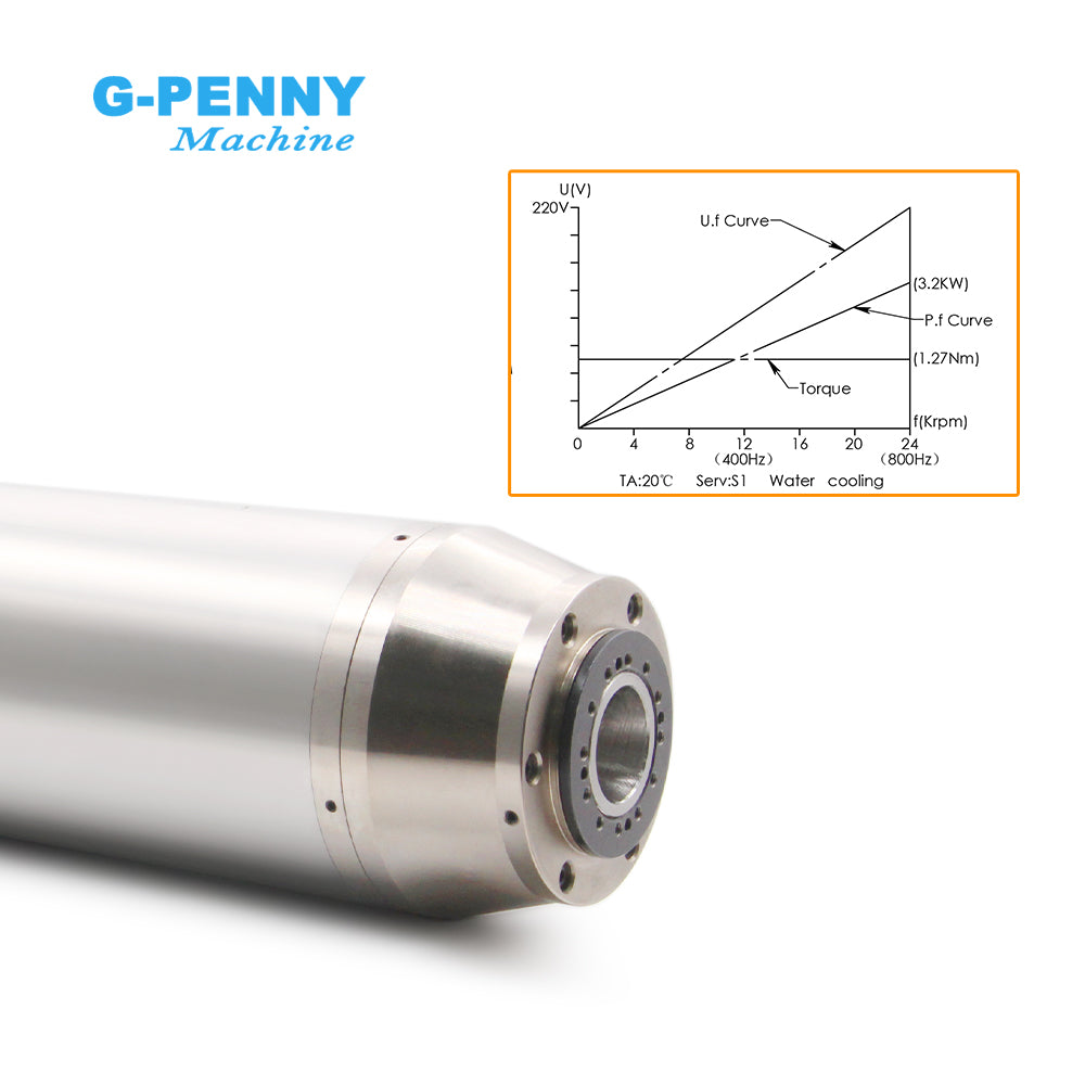 G-Penny Machine 3.2KW BT30 ATC Water cooled spindle motor 800hz 24000rpm Automatic tool change