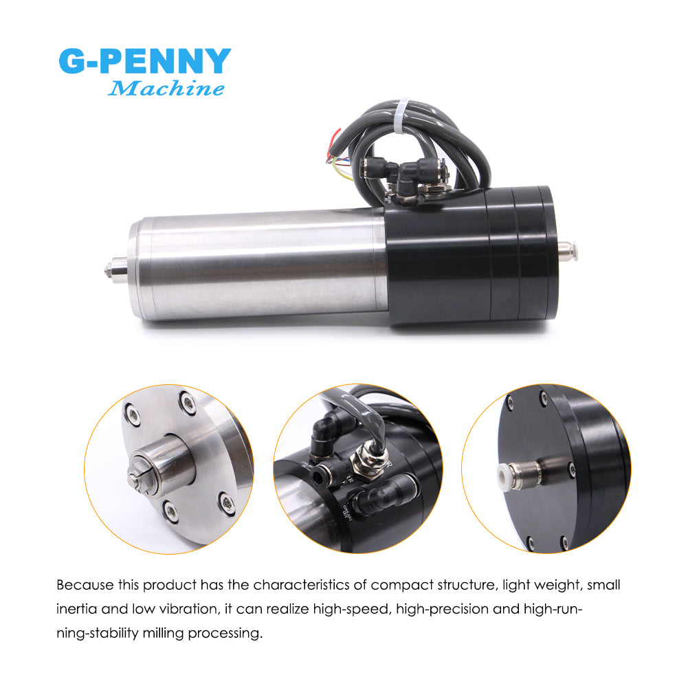 G-Penny Machine 1.8kw 220v ATC Water Cooled Spindle Motor Automatic tool change 10000-60000rpm with BD600 Inverter kit