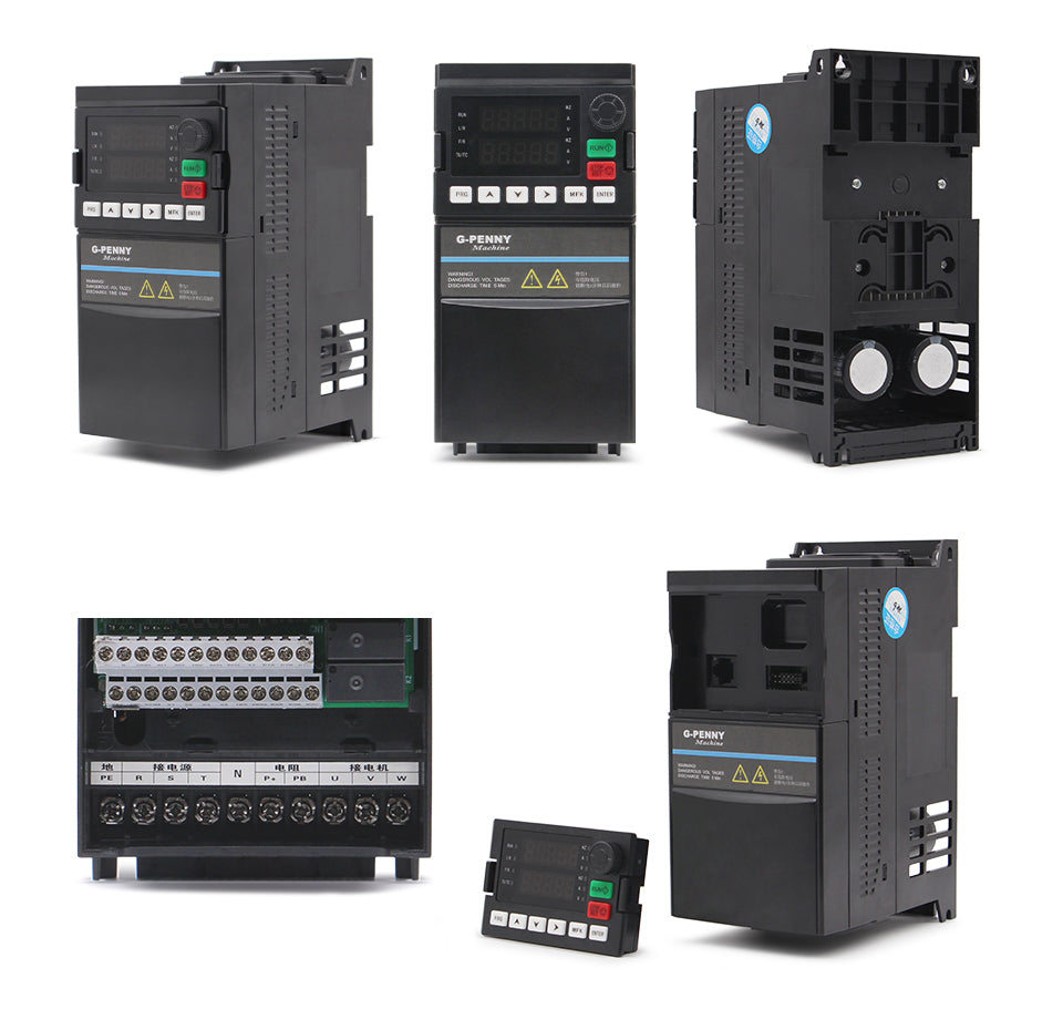 G-Penny 1.5kw/2.2KW Frequency Drive Double display Five digit digital display 3 Phase 0-3200hz Inverter