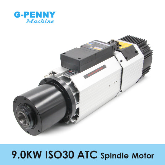 G-Penny Automatic Tool Change Spindle 9.0kw ATC Spindle ISO30 220v / 380v Air Cooled Spindle Motor GDZ Wood / Aluminum Working