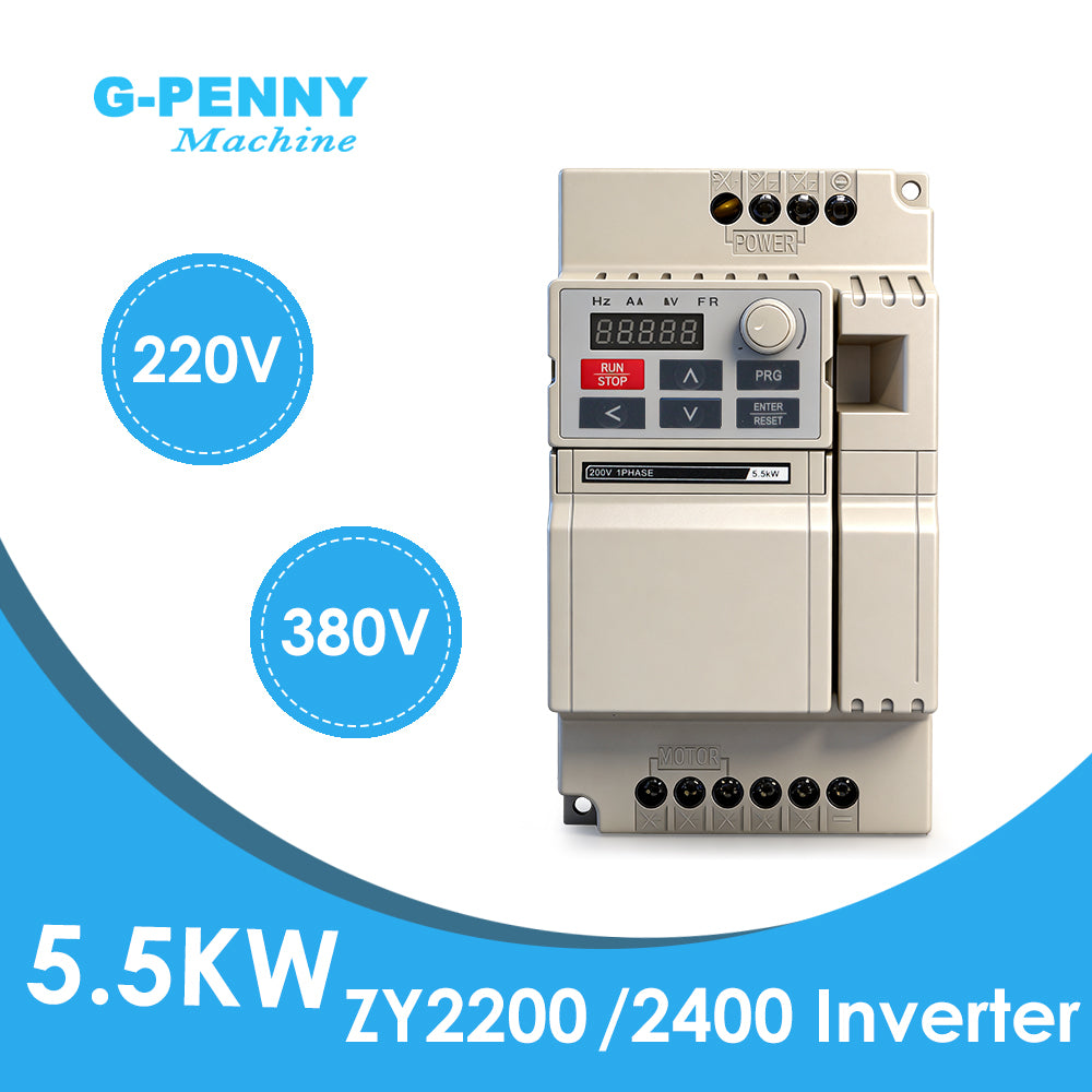 G-Penny 5.5KW 220V/380V Inverter 2000hz Variable Frequency Drive for CNC Machine Spindle Motor