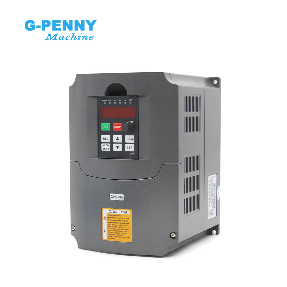HuanYang 4KW 220v/380v Inverter CNC Spindle motor speed control Variable Frequency Drive 0-400Hz 3P output