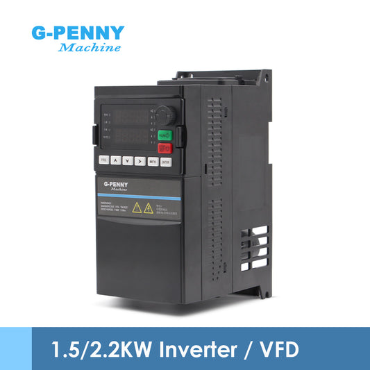 G-Penny 1.5kw/2.2KW Frequency Drive Double display Five digit digital display 3 Phase 0-3200hz Inverter