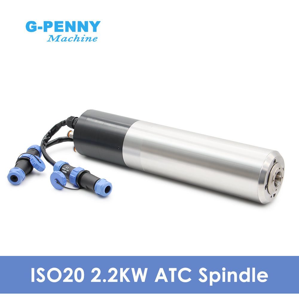 G-Penny machine 2.2KW ISO20 ATC Spindle motor water cooled 110v/220v/380v 24000rpm 400/800Hz 4 Pole IS020-15°