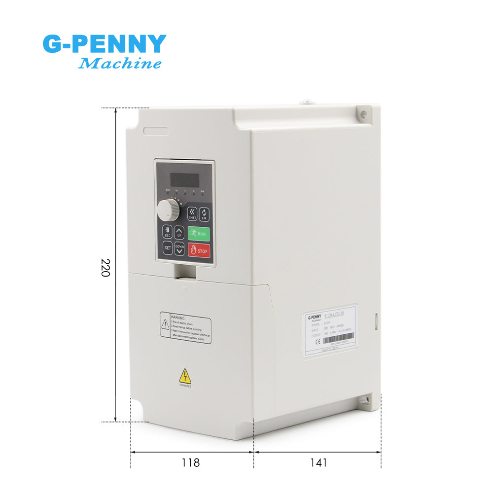 G-Penny 4.0KW 220v/380v H100 Model Mini Inverter AC Variable Frequency Driver