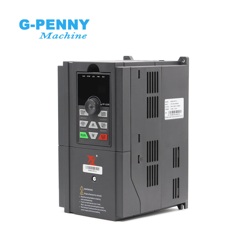 FuLing 3.7KW BD600 Inverter 220v/380v 0~1000Hz Frequency Driver for spindle motor speed control V/F Vector control