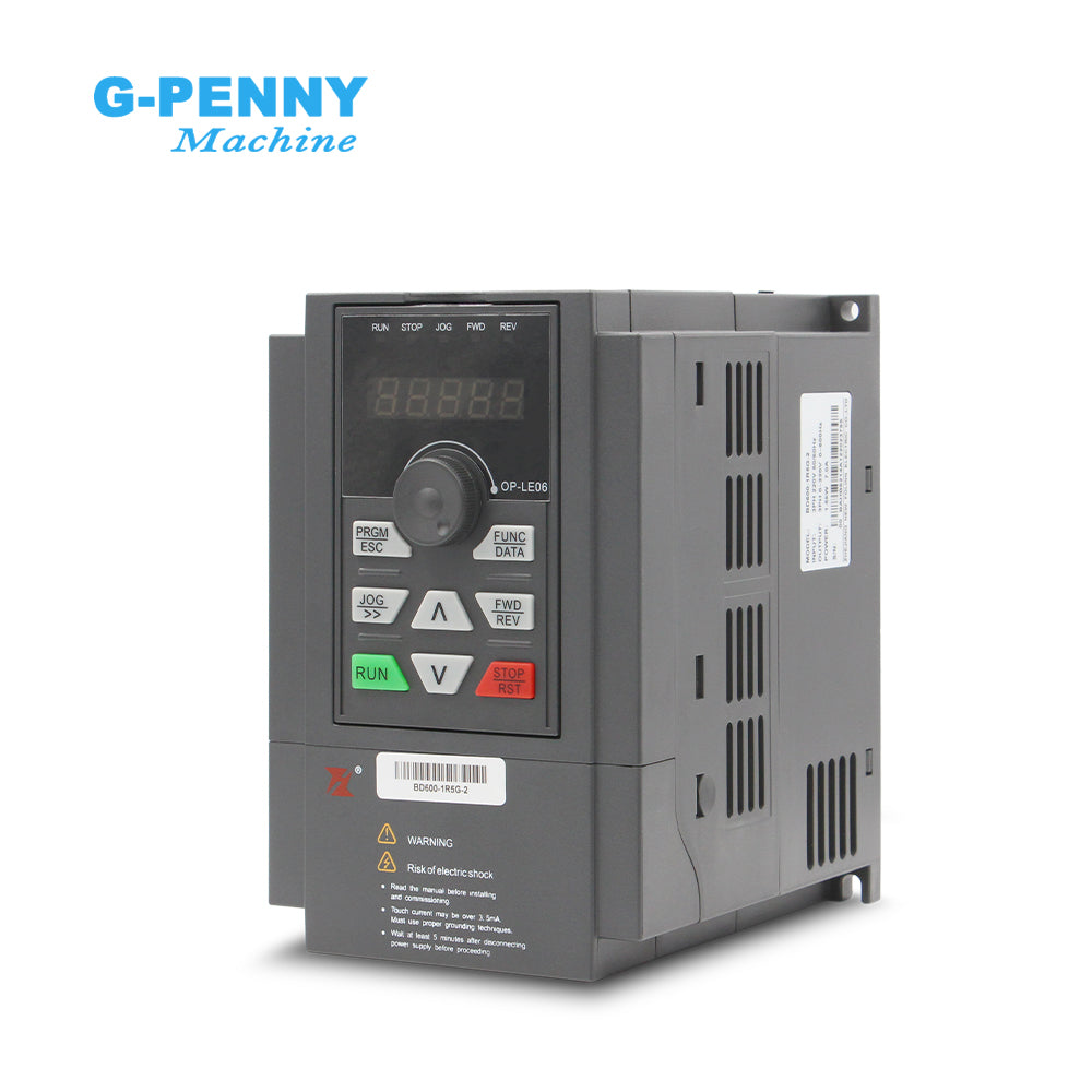 FuLing 1.5KW BD600 Inverter 220V/380V 0~1000Hz Frequency Driver for spindle motor speed control V/F Vector control