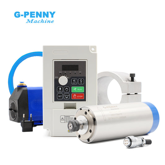 G-Penny 1.5KW ER16 D80 400HZ 24000RPM 220V/110V Water cooled spindle motor kit