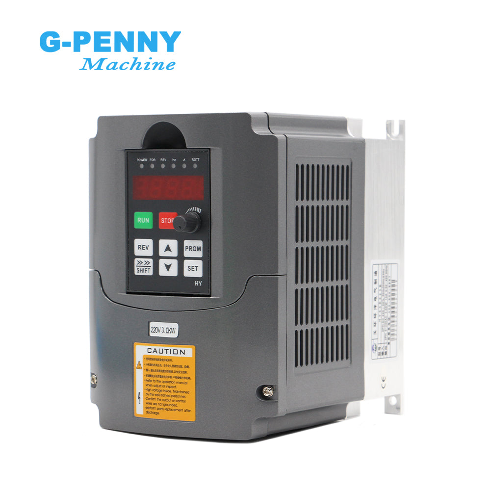 HuanYang 3KW 220v/380v Inverter CNC Spindle motor speed control Variable Frequency Drive 0-400Hz 3P output