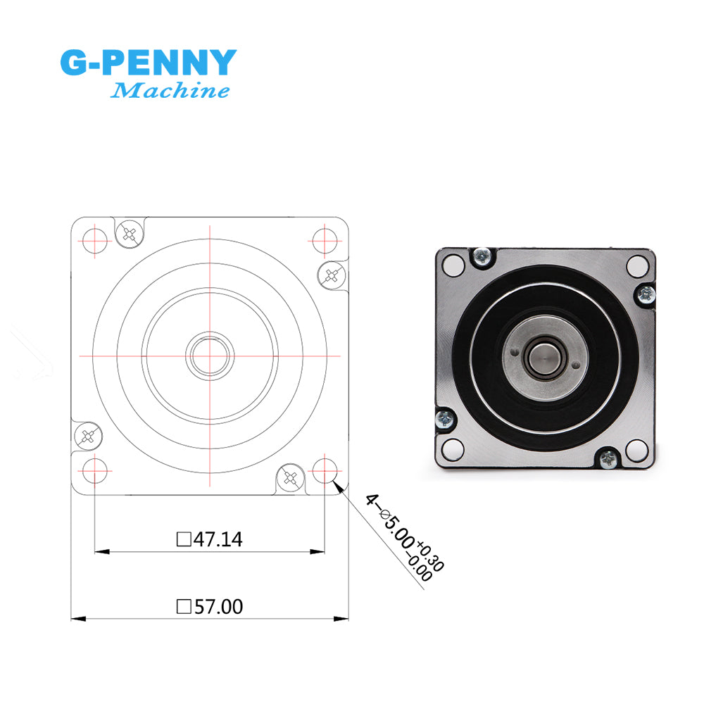 G-Penny JMC NEMA23 2.0N.m 5A 36V 17-bit Absolute Value Integrated Closed Loop Stepper Motor With Encoder iESS57-36-20-17BC