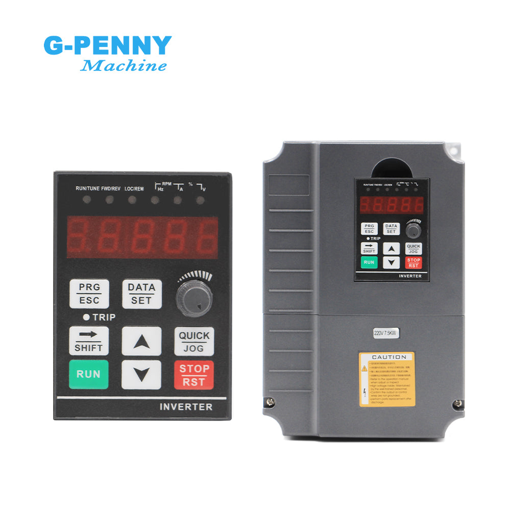 HuanYang 7.5KW 220v/380v Inverter CNC Spindle motor speed control Variable Frequency Drive 0-400Hz 3P output