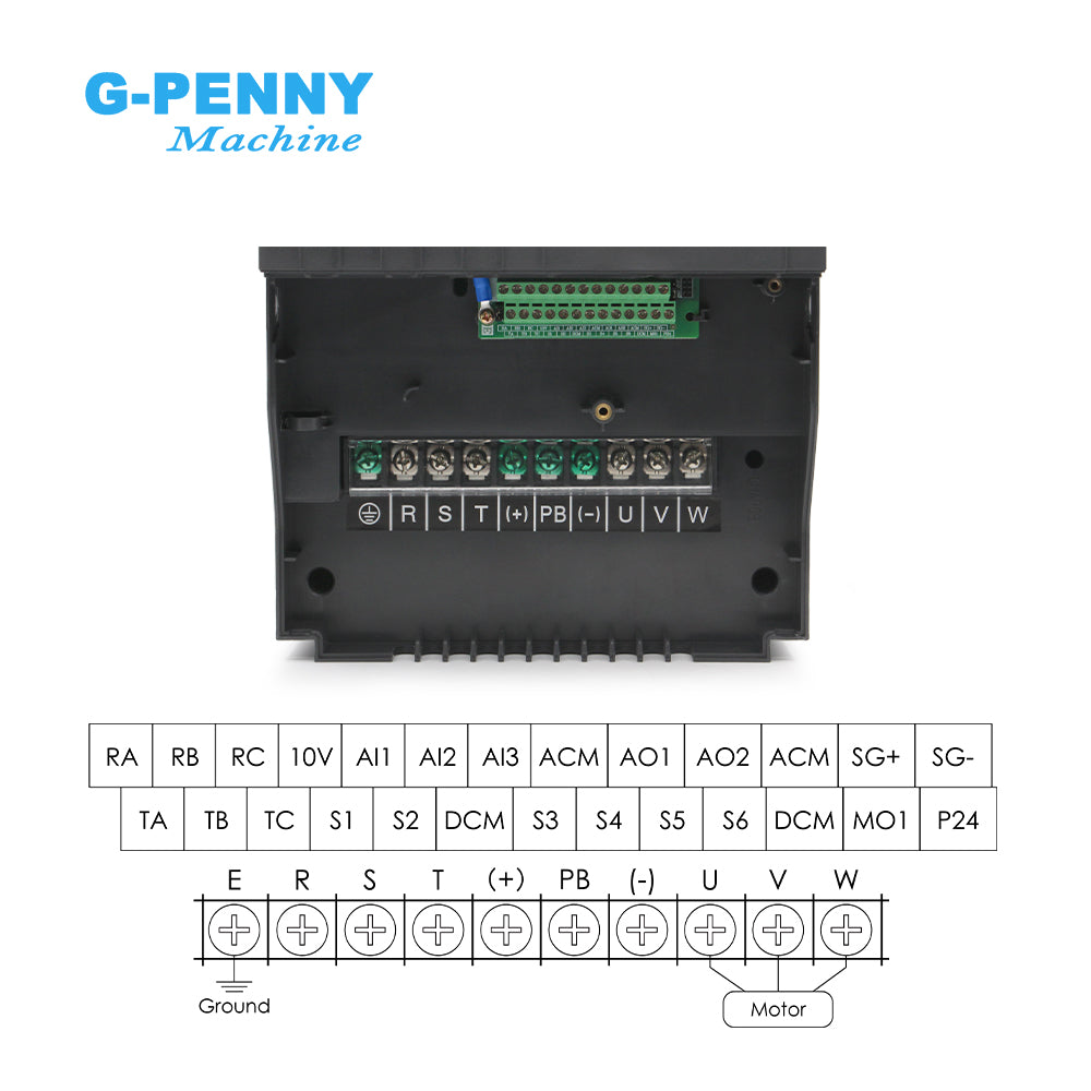 FuLing 15KW BD600 Inverter 380V 0~1000Hz Frequency Driver for spindle motor speed control V/F Vector control