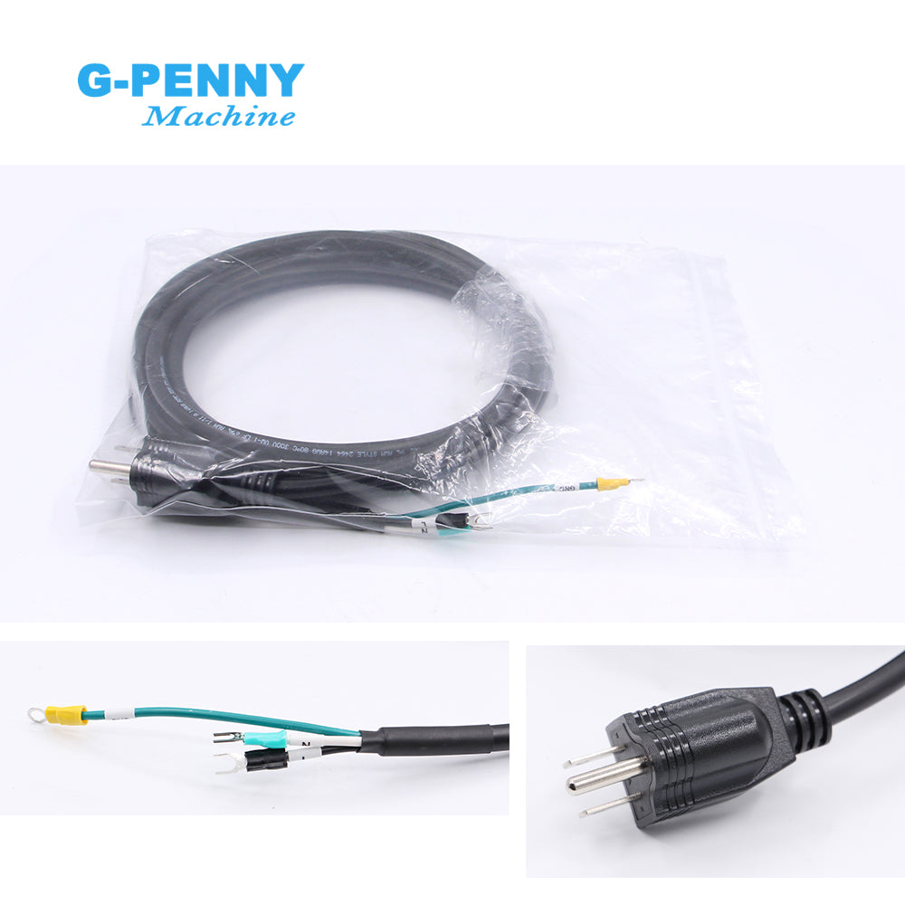 G-Penny 1.5KW 2.2KW 110V/220V Spindle motor connect Inverter cable 5m, Inverter power cable 2m.