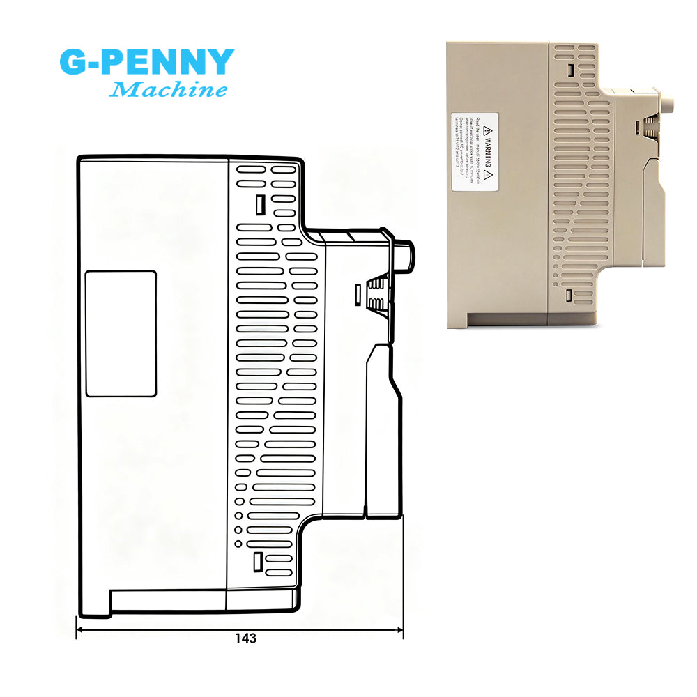 G-Penny 3.7KW 220V/380V Inverter/VFD 2000HZ Variable Frequency Drive Motor Speed Controller for CNC Machine Pump Fan