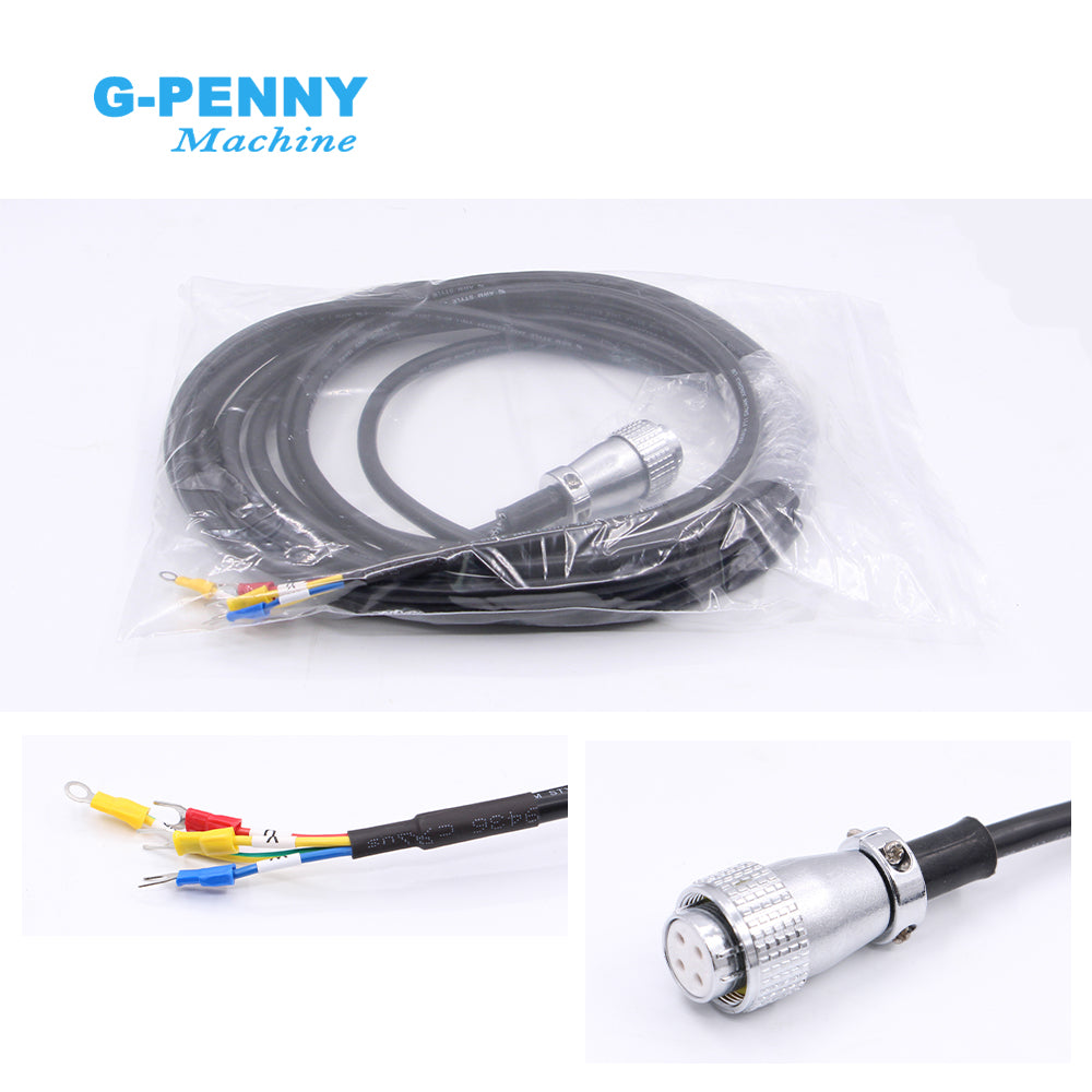 G-Penny 1.5KW 2.2KW 110V/220V Spindle motor connect Inverter cable 5m, Inverter power cable 2m.