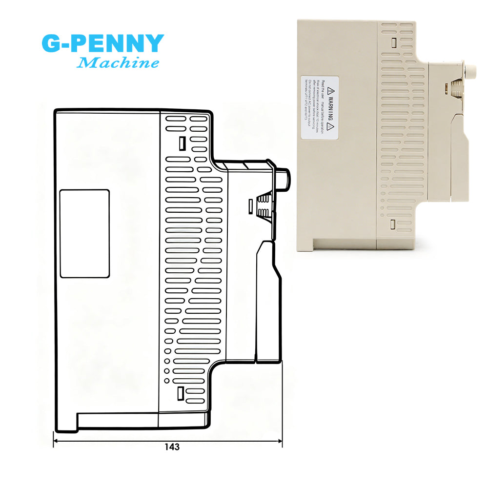 G-Penny 5.5KW 220V/380V Inverter 2000hz Variable Frequency Drive for CNC Machine Spindle Motor