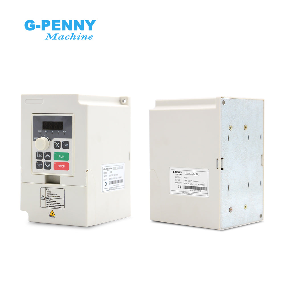 G-Penny 1.5KW / 2.2KW H100 Model Mini Inverter 110v/220v AC Variable Frequency Driver