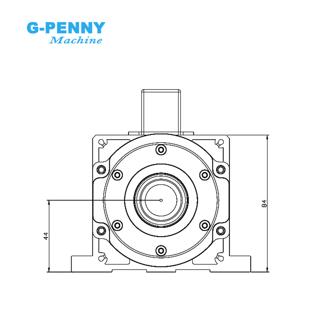 G-Penny 2.2kw ER20 6000rpm 220v permanent magnet spindle square model Air cooled spindle motor